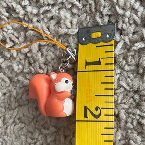*free with purchase* squirrel cell phone charm‎